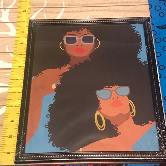 Beautiful Hair African American Women Framed Art - Picture 3 of 9